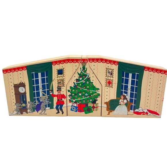 The Cat's Meow Other - Vintage 1997 The Cat's Meow Nutcracker 3 Piece Wood Christmas Shelf Sitters